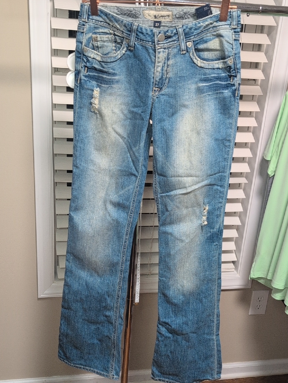Light Blue Distressed Women’s Jeans